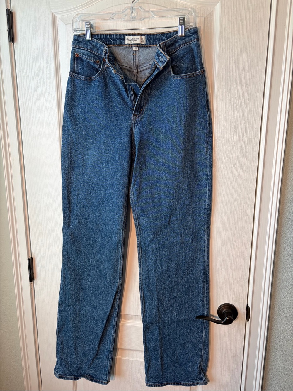 Abercrombie & Fitch Curvy 90s relaxed high rise 27 | 4 Extra Long AF04